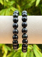 Bracelet en obsidienne multicolore pierre naturelle semi précieuse