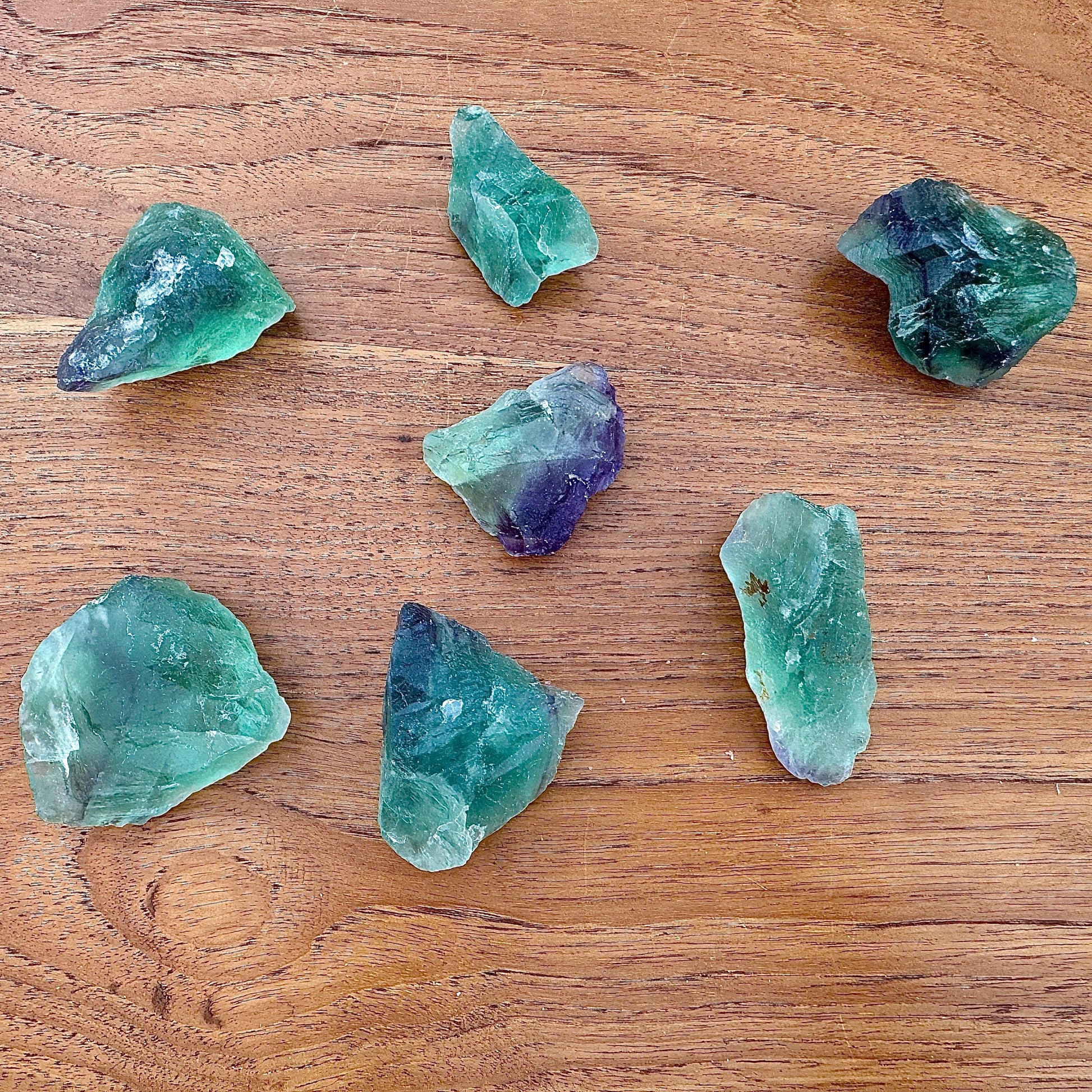 Morceau fluorite brute pierre semi precieuse