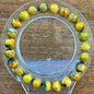 Bracelet en jaspe bumblebee pierre naturelle semi précieuse