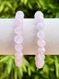 Bracelet quartz rose pierre semi précieuse