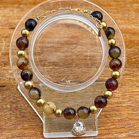 Bracelet agate pierre semi précieuse - Creation by L