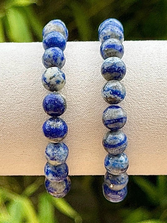 Bracelet en lapis lazuli pierre semi précieuse