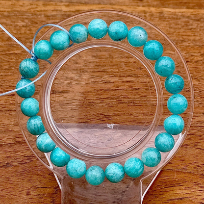 Bracelet en amazonite pierre semi précieuse