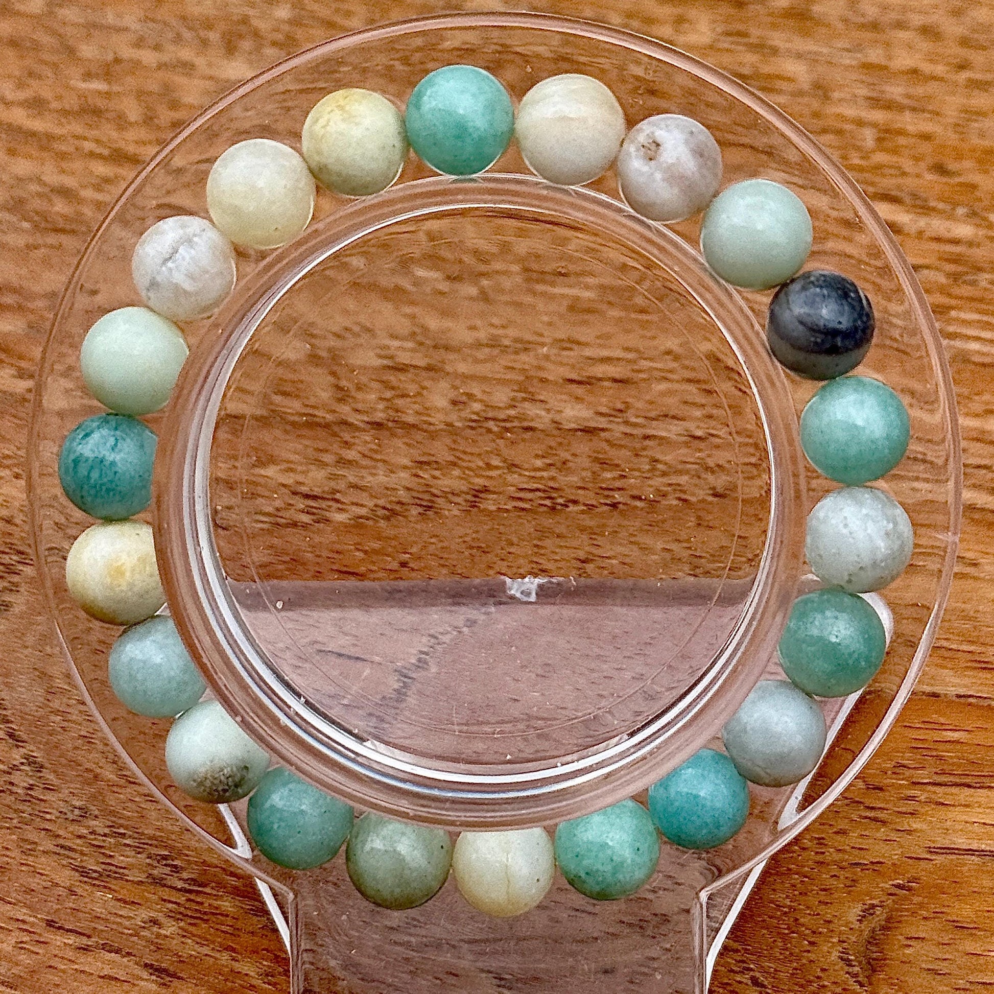 Bracelet en amazonite pierre semi précieuse