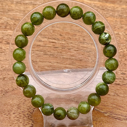 Bracelet en jade pierre naturelle semi précieuse