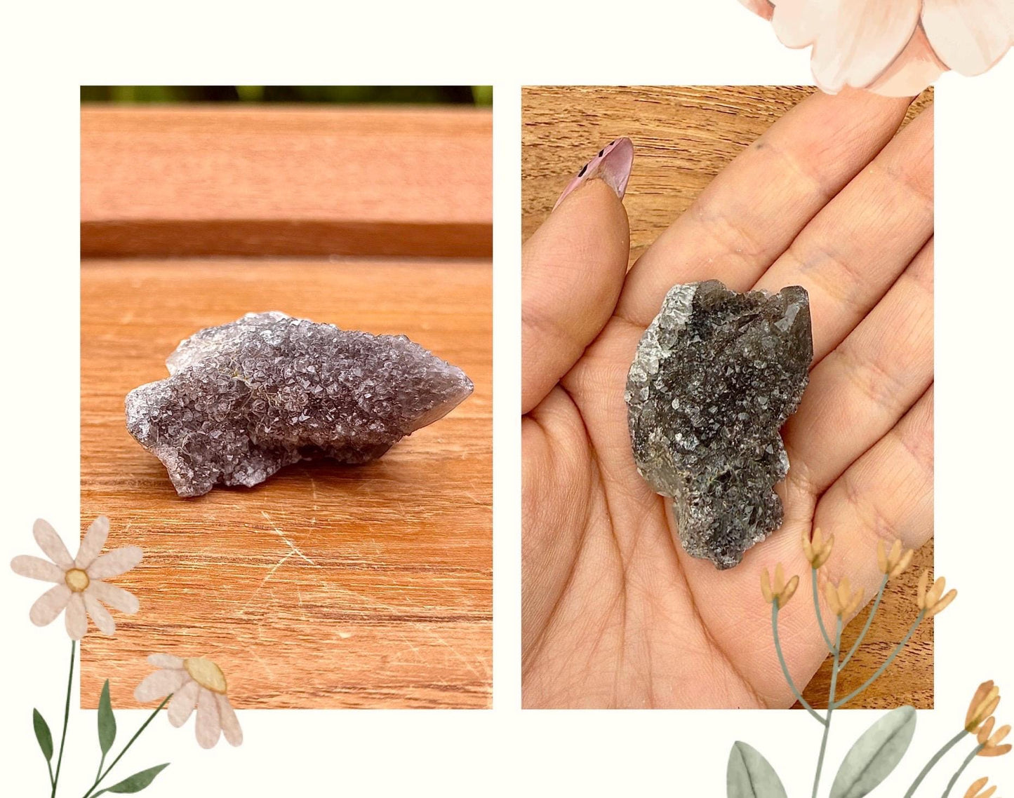 Rare quartz cactus - Spirit pierre semi precieuse