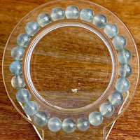 Bracelet aigue marine pierre semi précieuse