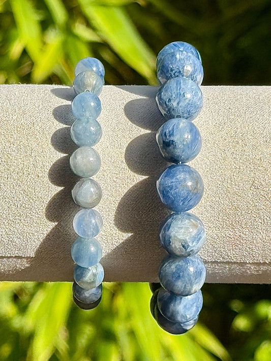 Bracelet en kyanite pierre naturelle semi précieuse