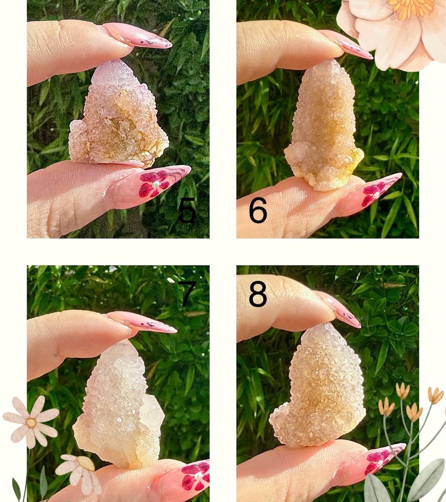 Rare amethyste cactus - cristal spirituel pierre naturelle semi precieuse