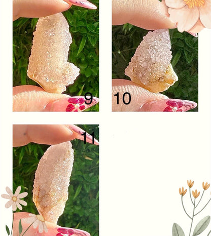 Rare amethyste cactus - cristal spirituel pierre naturelle semi precieuse