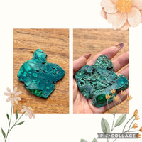 Spécimen de malachite pierre naturelle semi précieuse