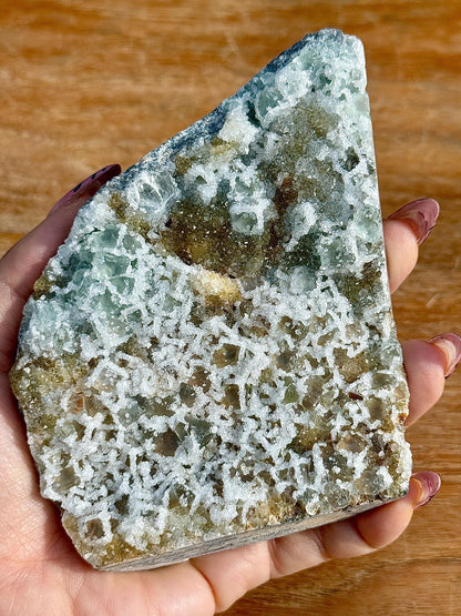 Fluorite sucre pierre brute pierre naturelle semi precieuse