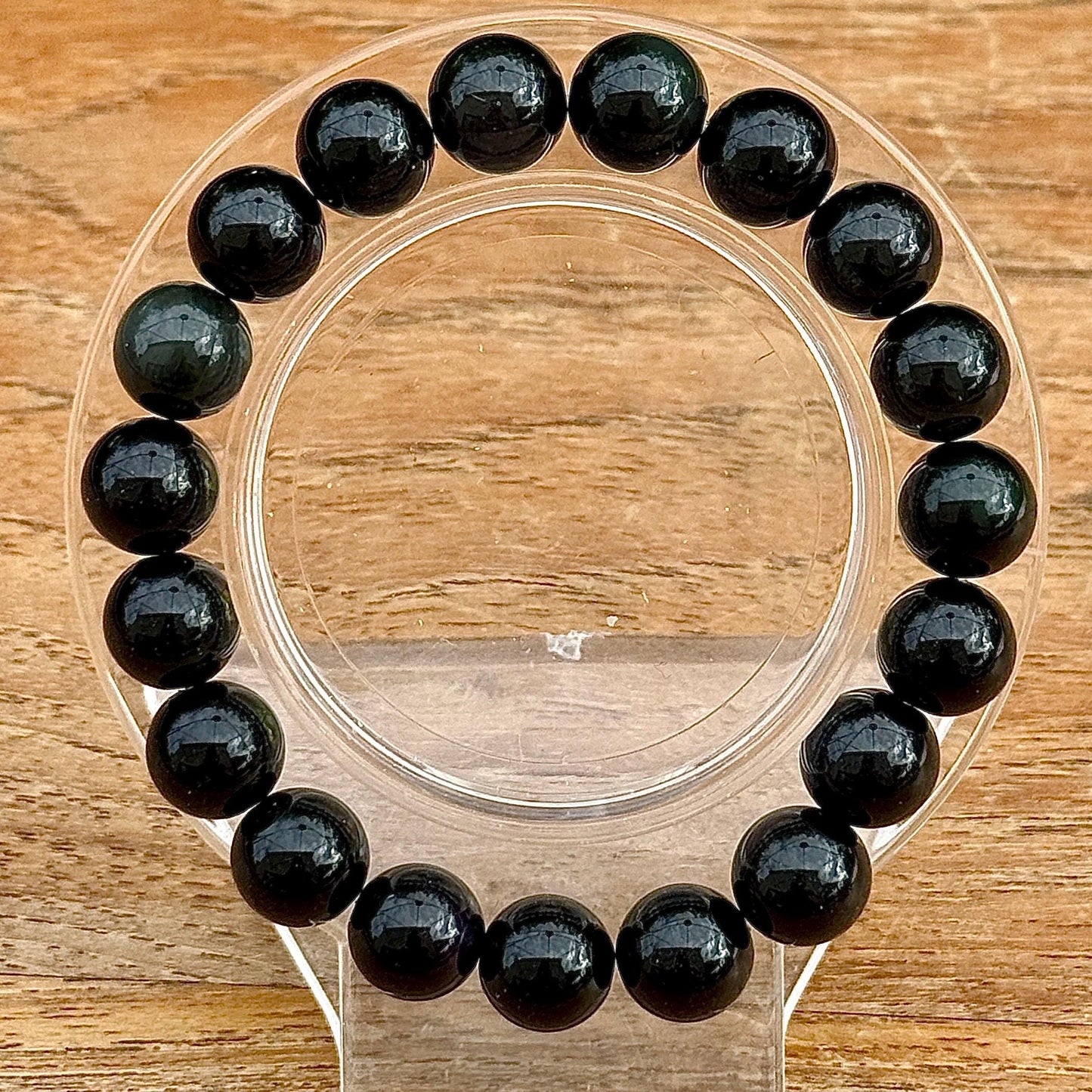 Bracelet en obsidienne multicolore pierre naturelle semi précieuse