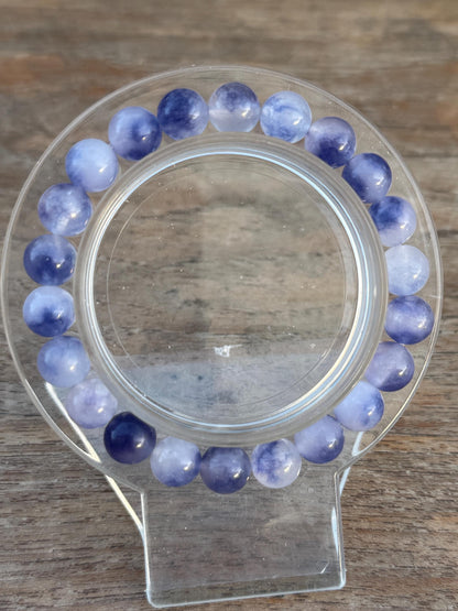 Bracelet en agate coloré pierre semi précieuse