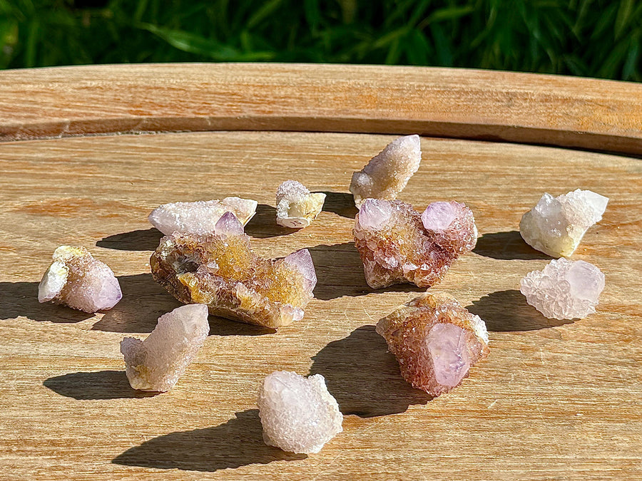Rare amethyste cactus - cristal spirituel pierre naturelle semi precieuse