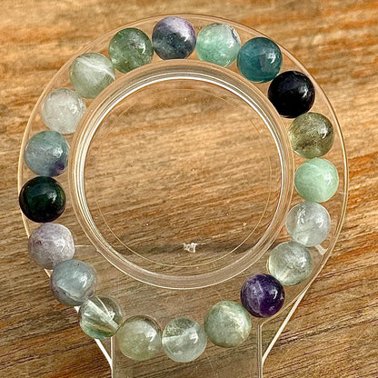 Bracelet en fluorite pierre semi précieuse