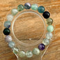 Bracelet en fluorite pierre semi précieuse