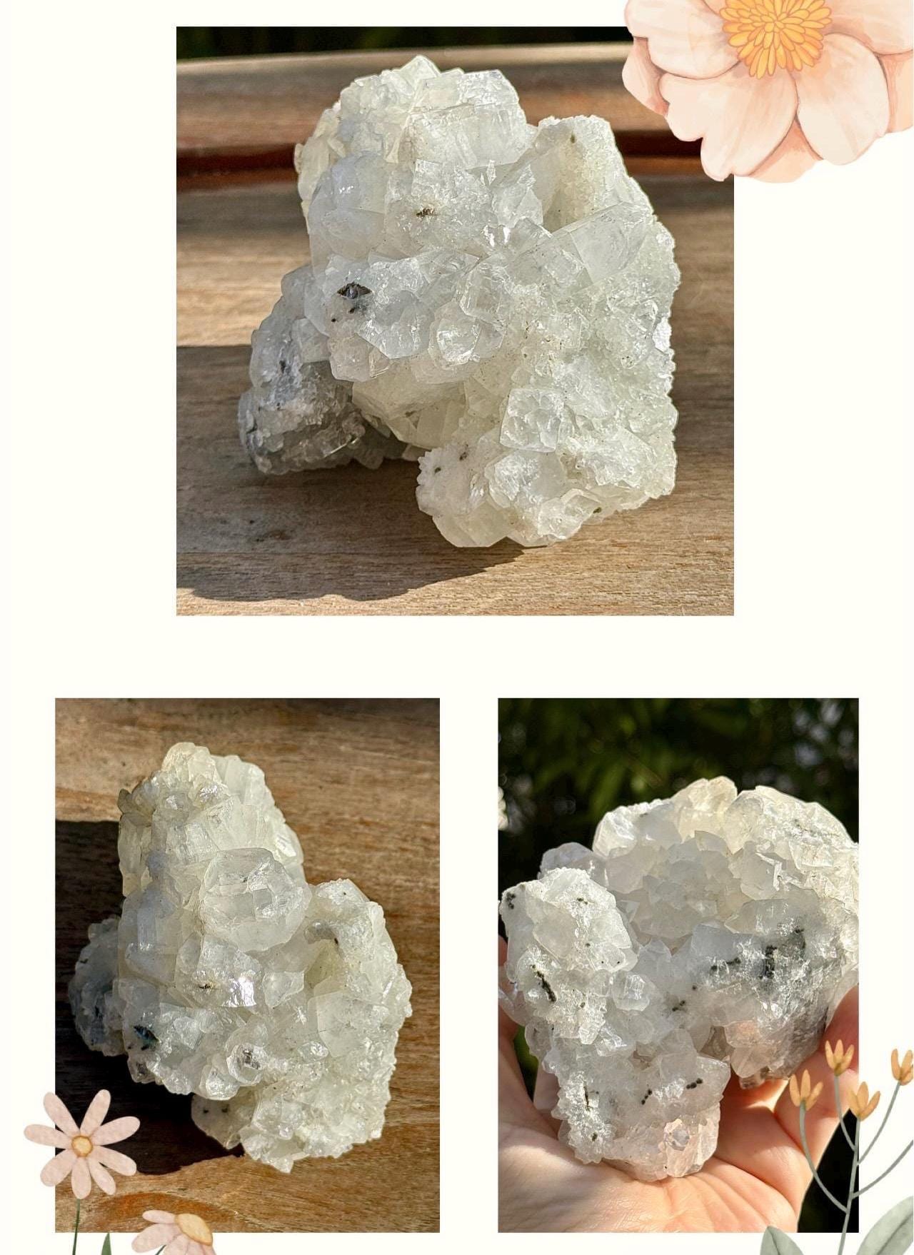 Apophyllite pierre brute pierre naturelle semi precieuse