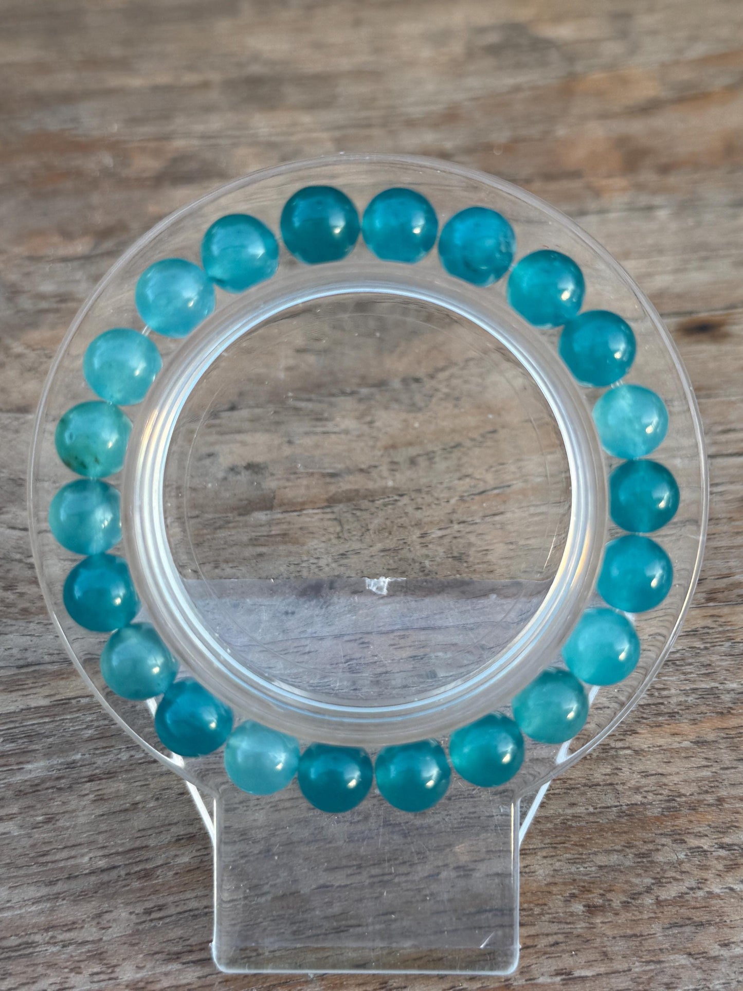 Bracelet en agate coloré pierre semi précieuse