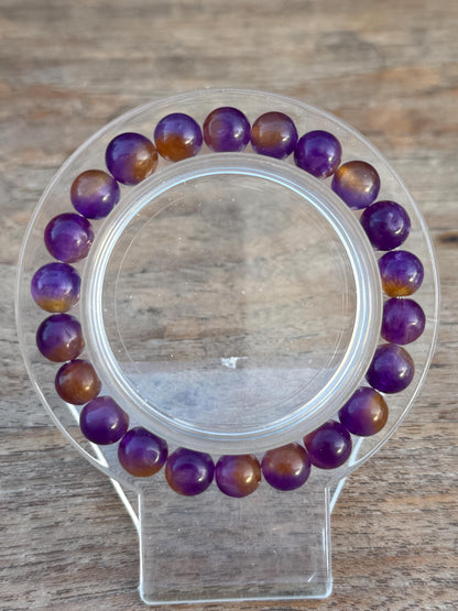 Bracelet en agate coloré pierre semi précieuse