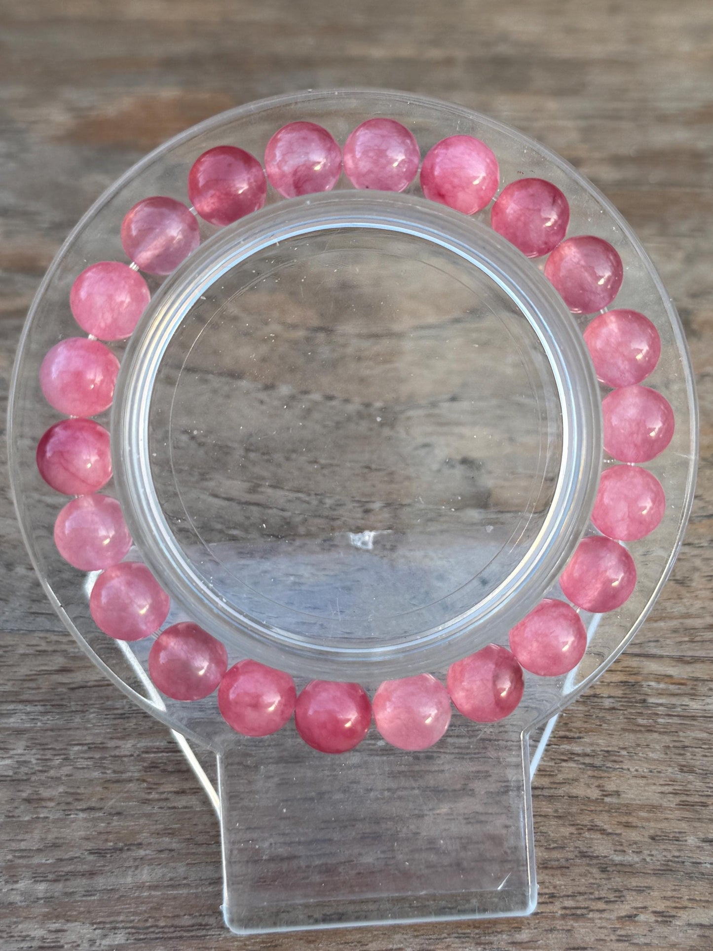 Bracelet en agate coloré pierre semi précieuse