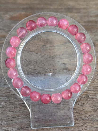 Bracelet en agate coloré pierre semi précieuse