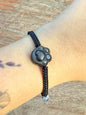 Bracelet macramé et pierre naturelle semi précieuse