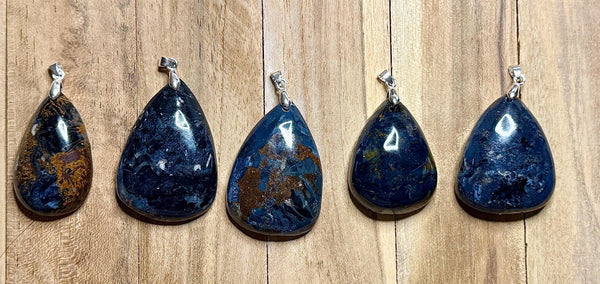 Pendentif pietersite pierre naturelle semi précieuse