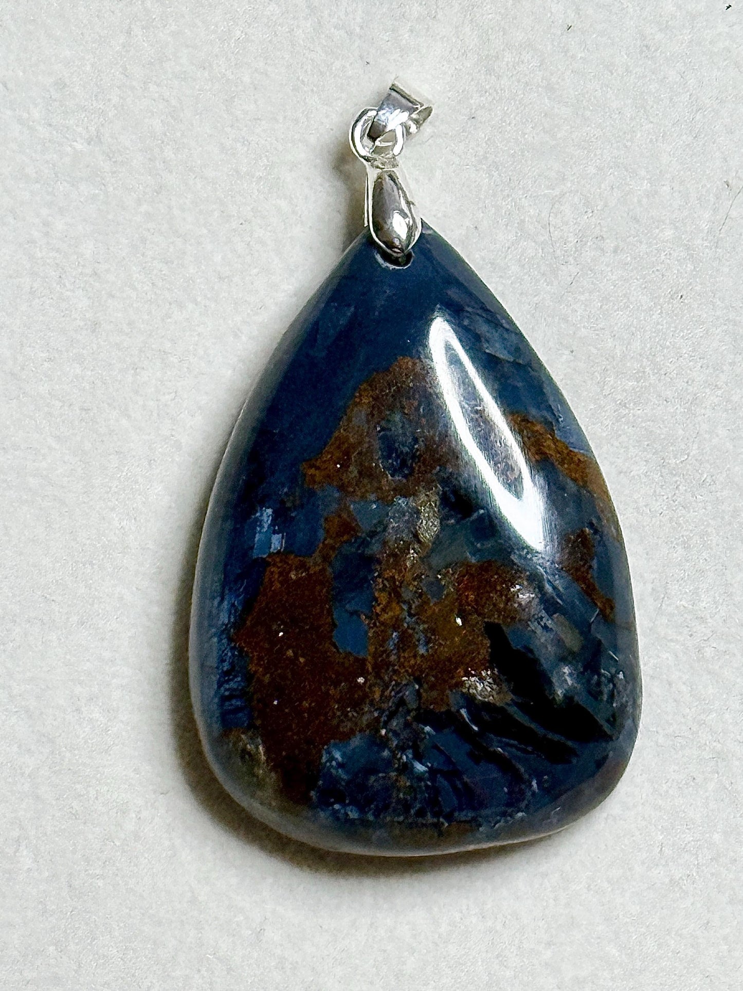 Pendentif pietersite pierre naturelle semi précieuse
