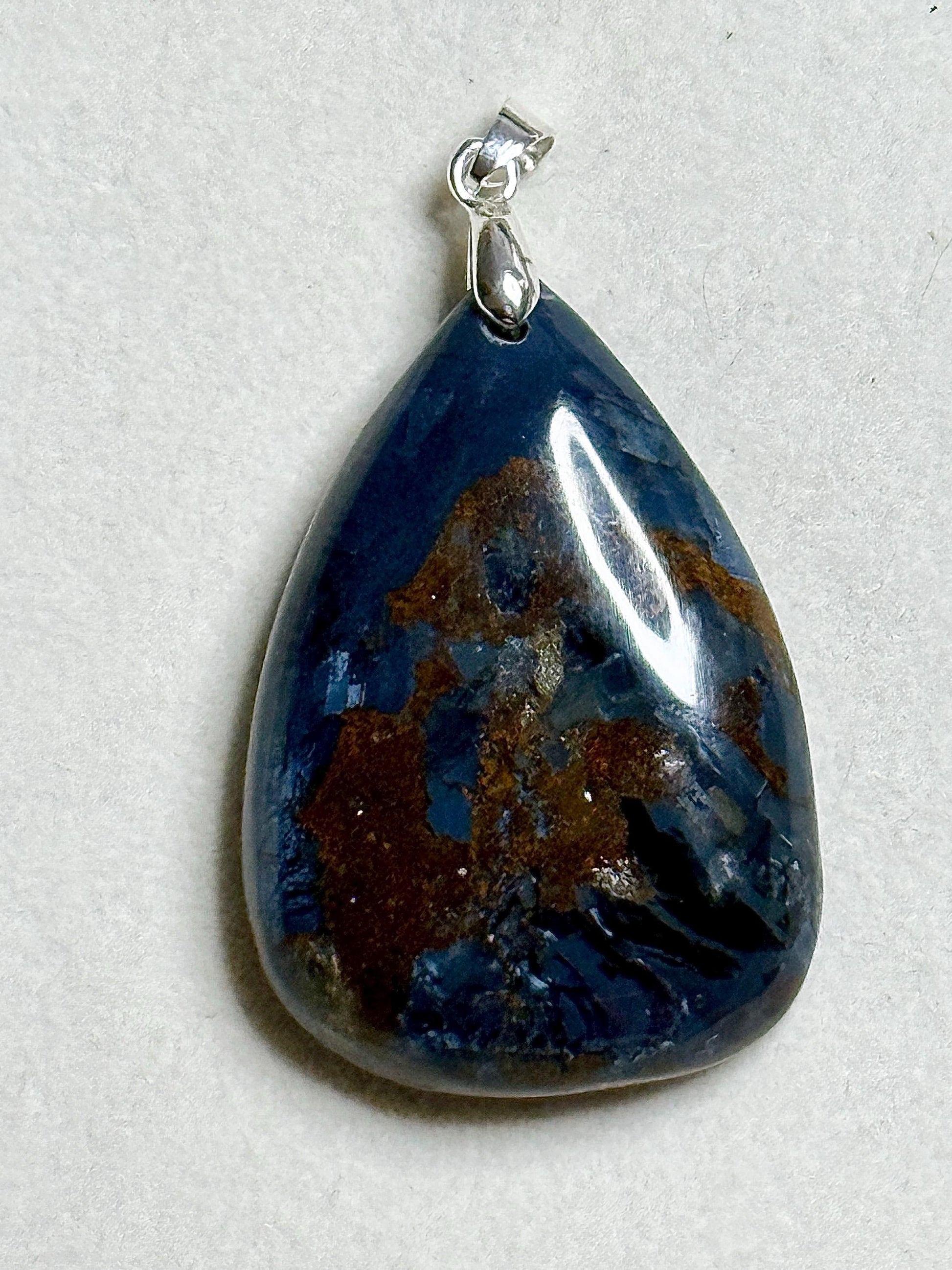 Pendentif pietersite pierre naturelle semi précieuse