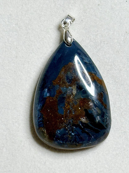 Pendentif pietersite pierre naturelle semi précieuse