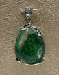Collier pendentif quartz lodolite - quartz jardin pierre naturelle semi précieuse