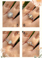 Bague opale pierre semi précieuse