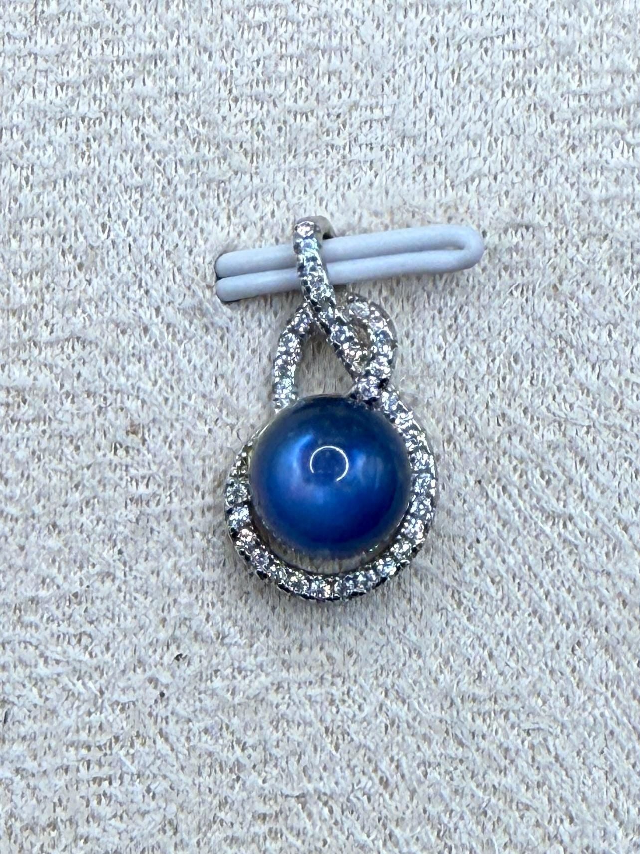 Pendentif en argent et Labradorite en pierre naturelle semi précieuse