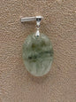 Pendentif en fluorite plume pierre naturelle semi précieuse
