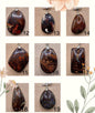 Pendentif en opale boulder pierre naturelle semi précieuse