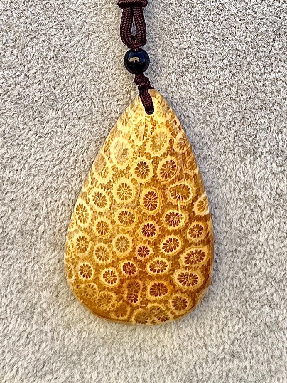 Collier jaspe corail pierre semi précieuse