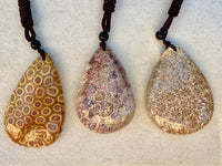 Collier jaspe corail pierre semi précieuse