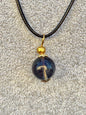 Collier perle en fluorite pierre naturelle semi précieuse