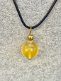 Collier perle en fluorite pierre naturelle semi précieuse