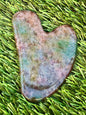 Gua sha visage en pierre naturelle semi précieuse
