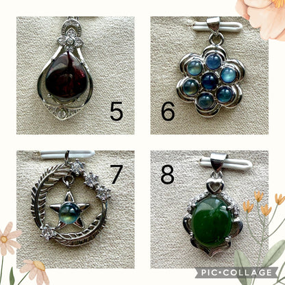 Pendentif en pierre naturelle semi précieuse