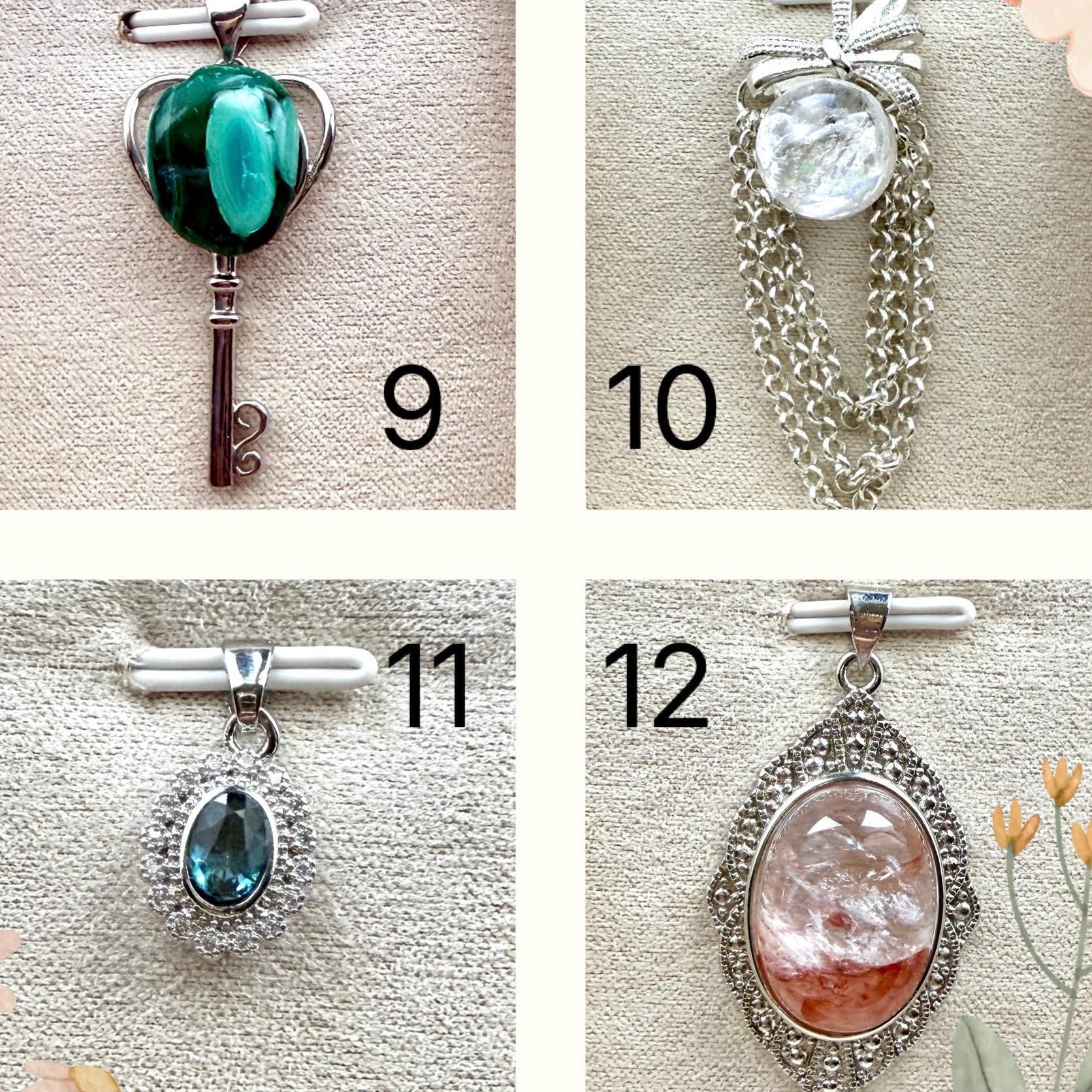 Pendentif en pierre naturelle semi précieuse