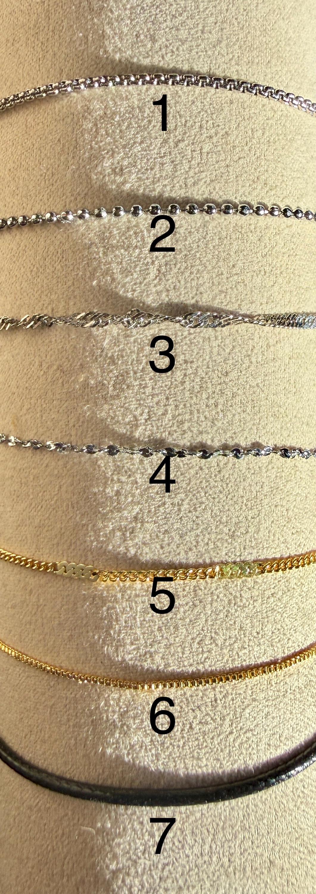 Collier anneaux en pierre semi precieuse