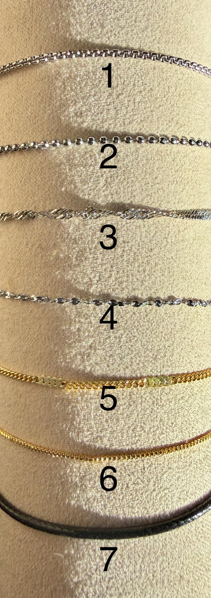 Collier anneaux en pierre semi precieuse