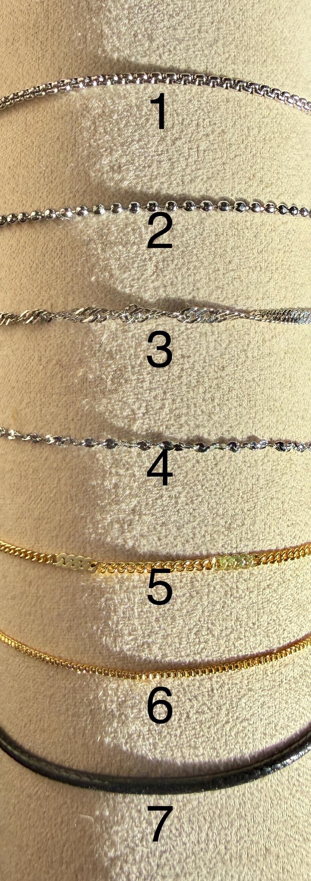 Collier anneaux en pierre semi precieuse