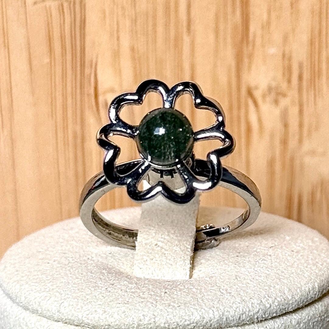 Bague anti-stress pierre naturelle semi precieuse