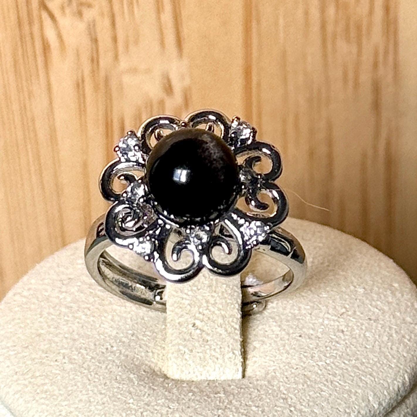 Bague anti-stress pierre naturelle semi precieuse