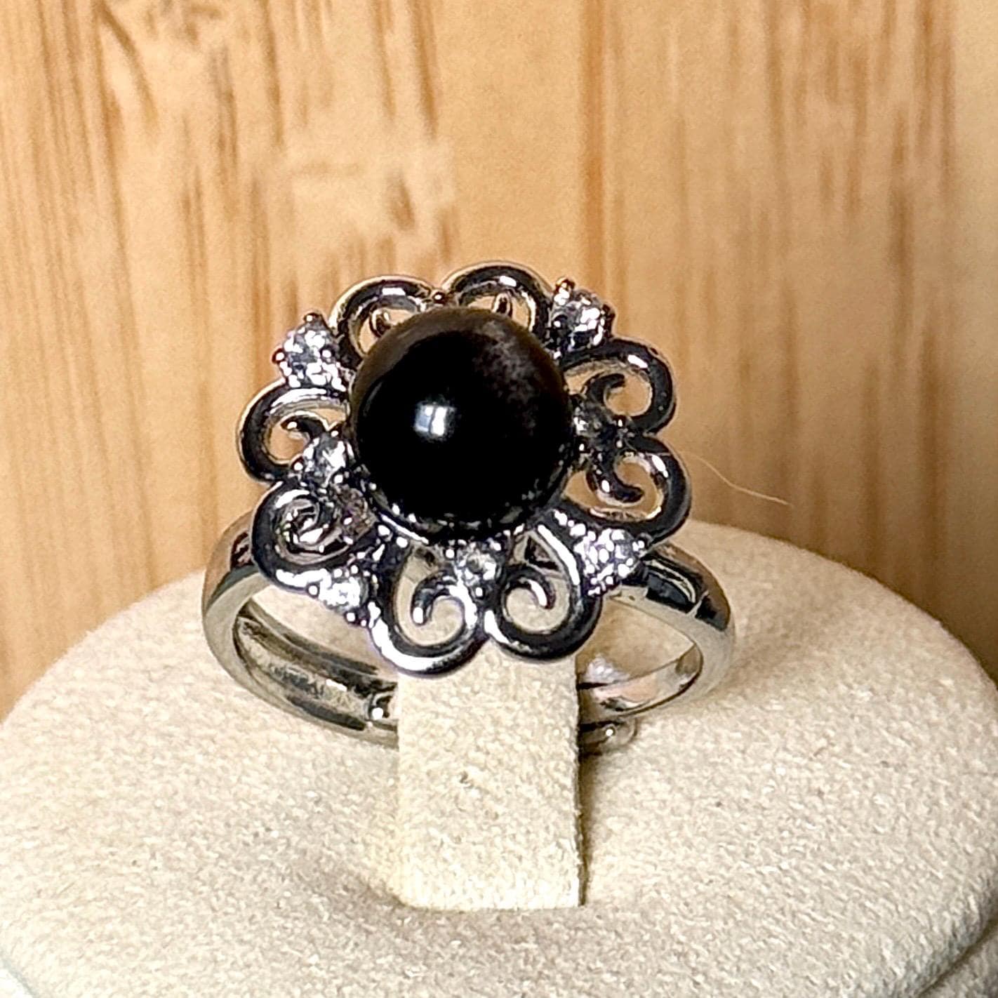 Bague anti-stress pierre naturelle semi precieuse