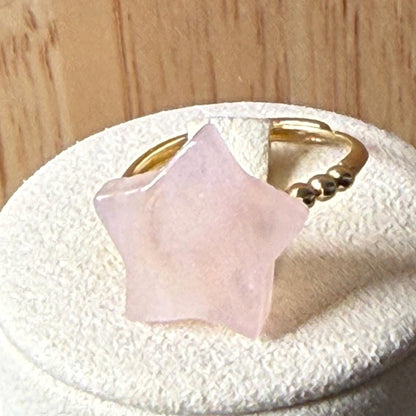 Bague en acier et pierre semi précieuse (1)